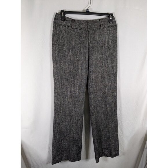 Ann Taylor Loft Womens Gray Dress Pants Size 6 Polyester/Rayon Blend - Picture 1 of 5
